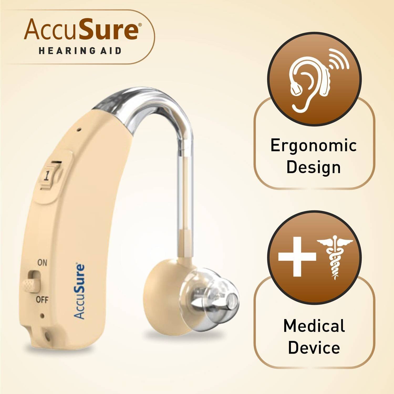 ACCUSURE HEARING AID-J-886 - Image 3