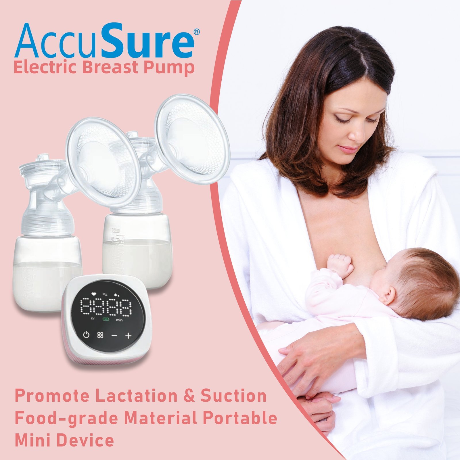 ACCUSURE ELECTRIC BREAST PUMP - Image 2
