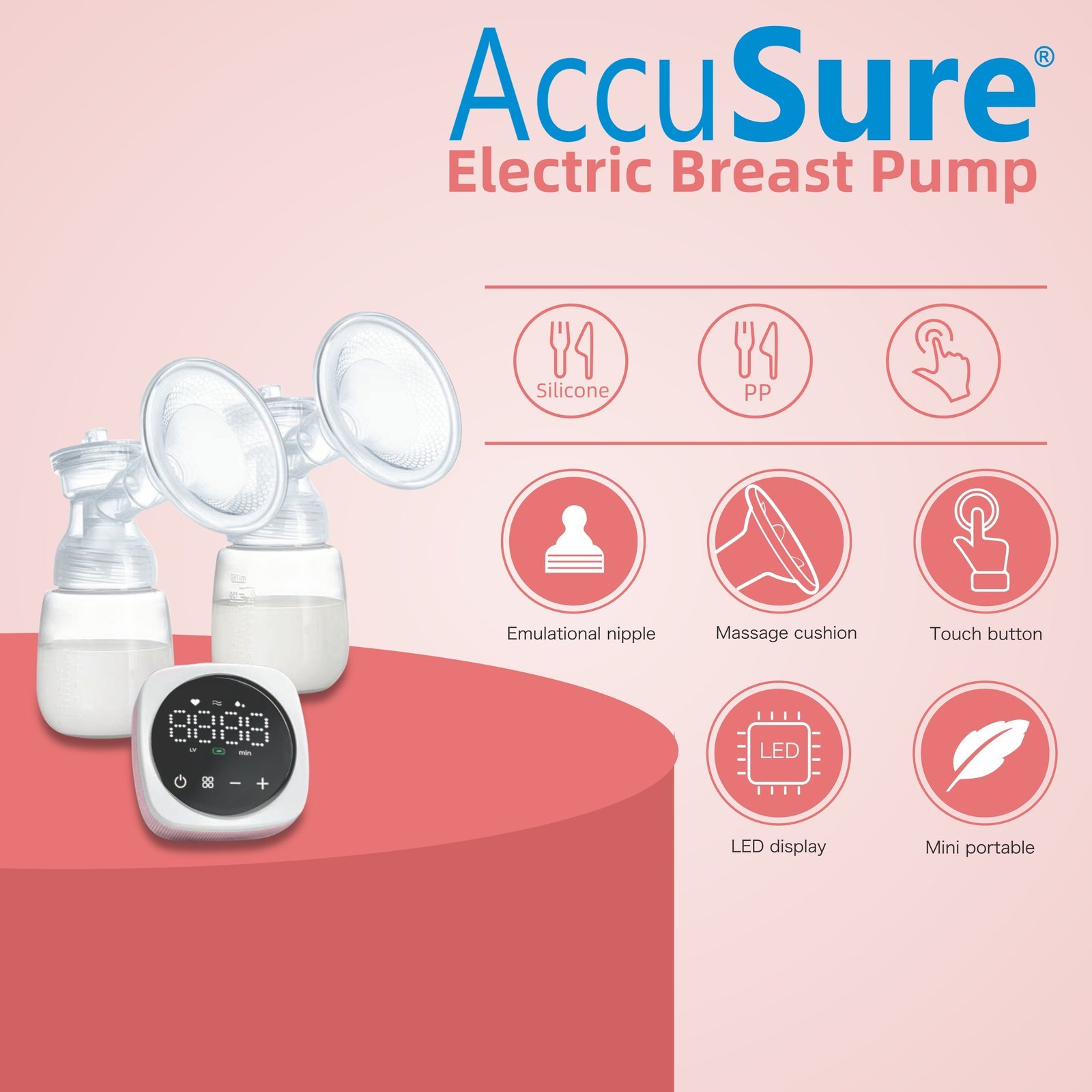 ACCUSURE ELECTRIC BREAST PUMP - Image 5