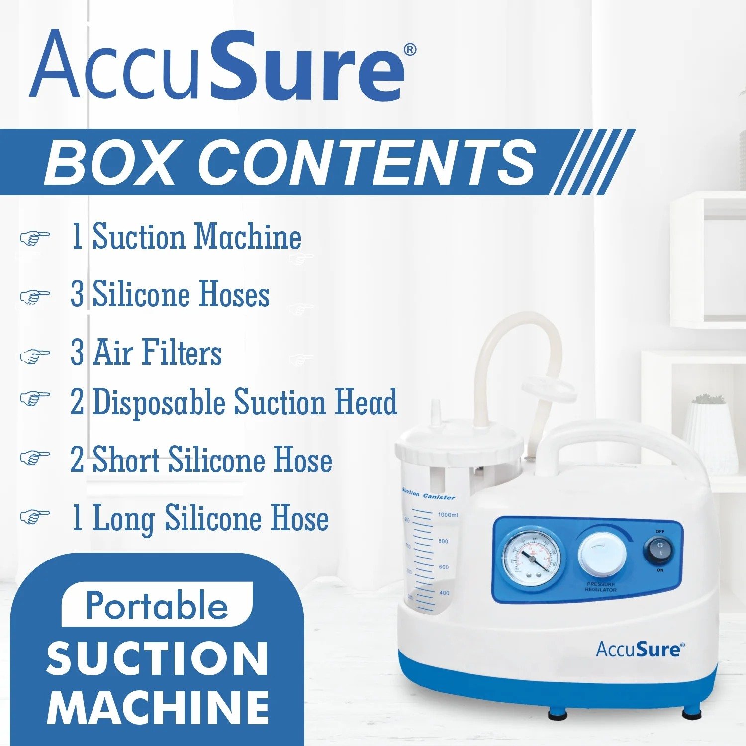 ACCUSURE SUCTION MACHINE - Image 5