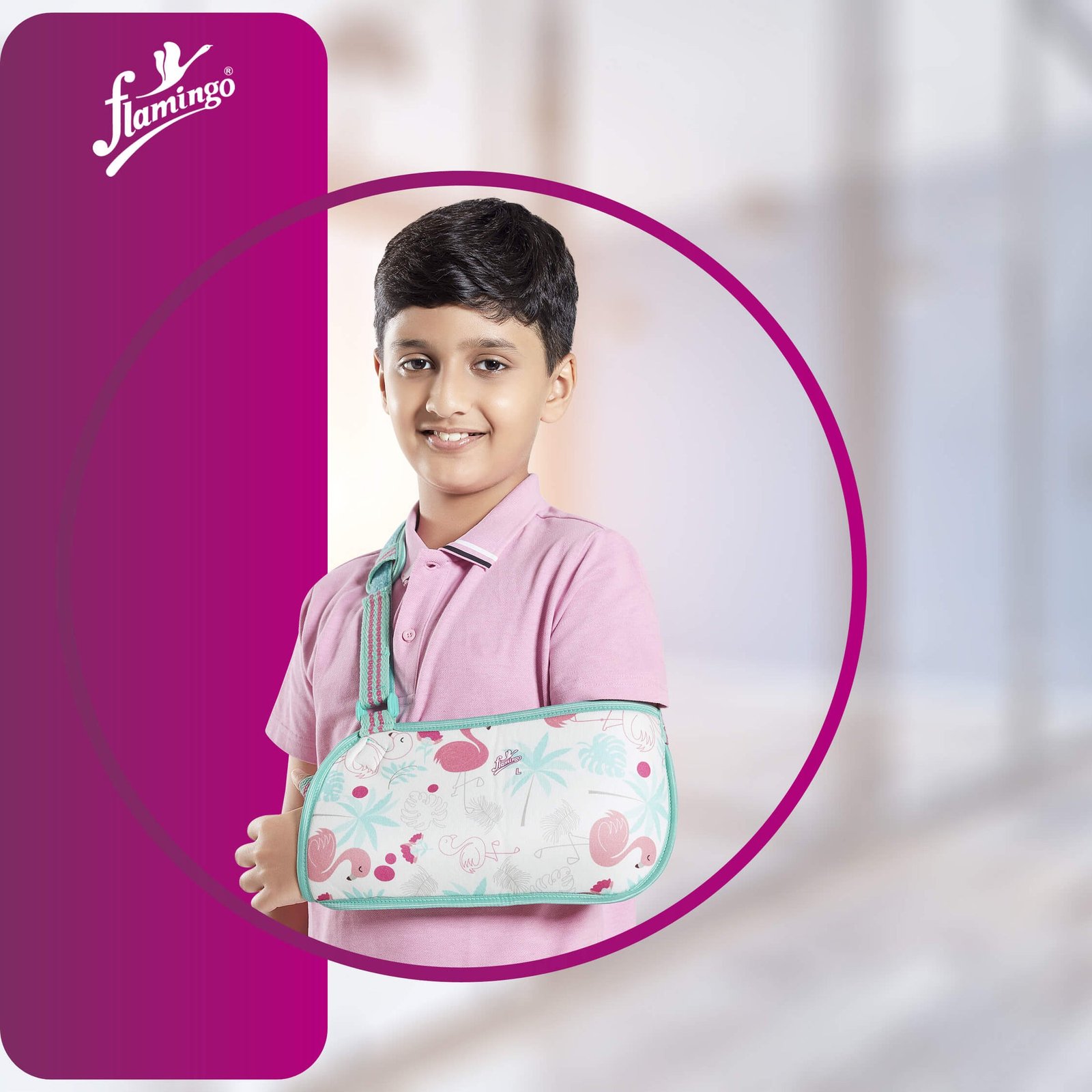 FLAMINGO PEDIATIC ARM SLING - Image 4