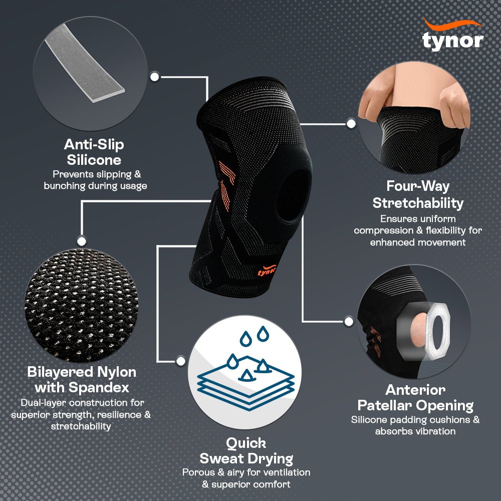 TYNOR KNEE CAP OPEN PATELLA - Image 3