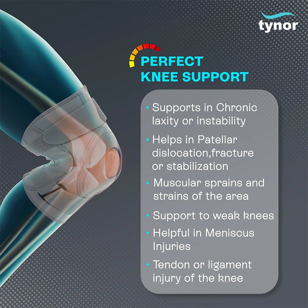 TYNOR KNEE WRAP HINGED - NEOPRENE - Image 3
