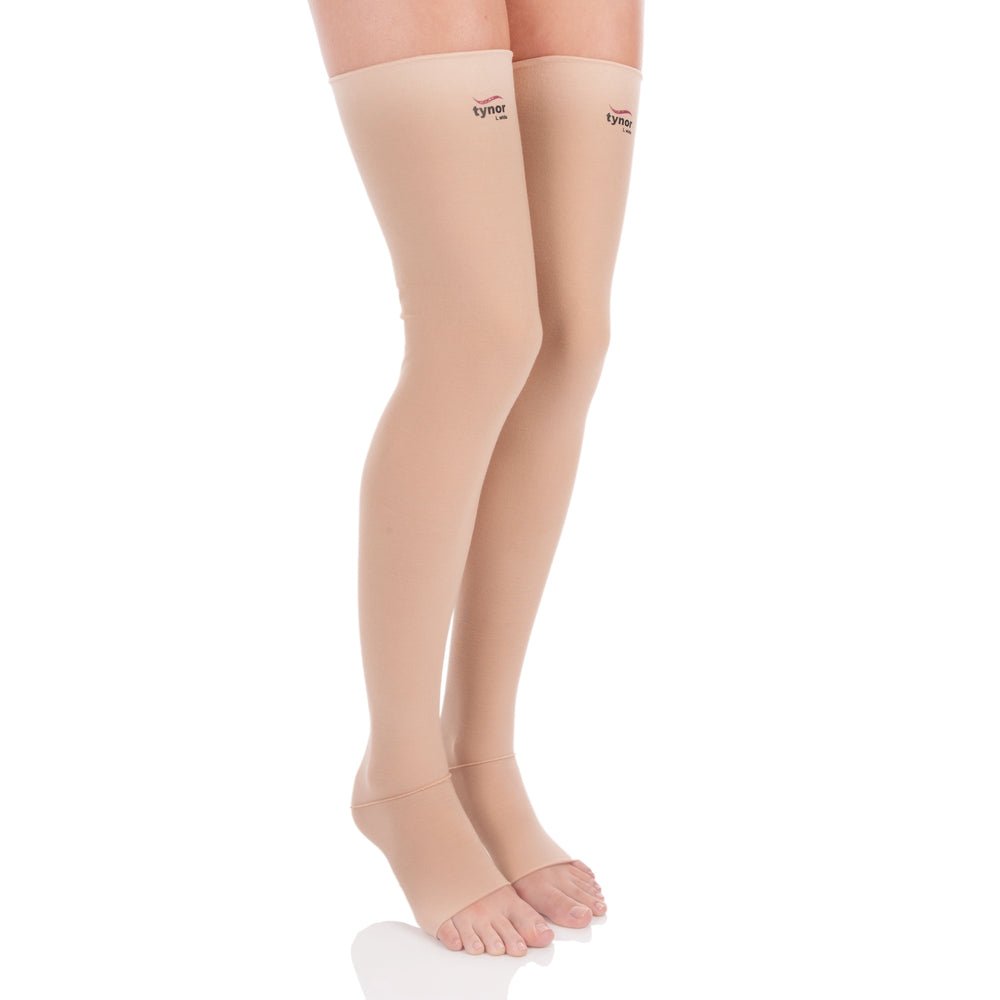TYNOR MEDICAL COMPRESSION STOCKINGS THIGH HIGH