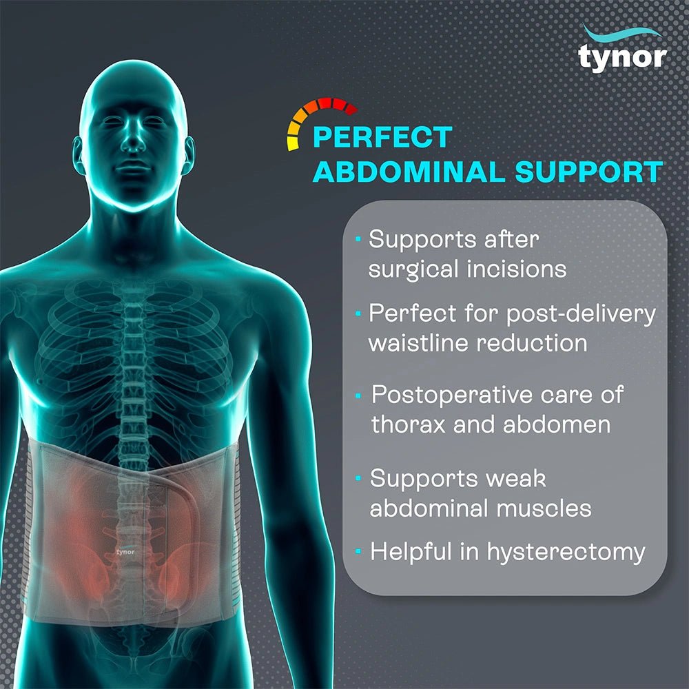 TYNOR ABDOMINAL SUPPORT 9"/23CM - Image 4