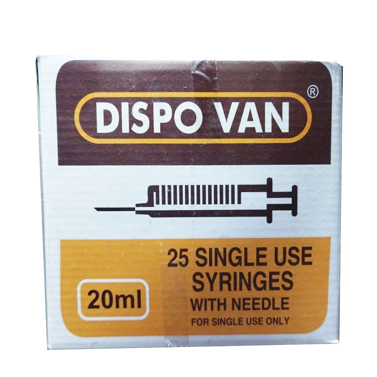 DISVO VAN HYPODERMIC SYRINGE 20ML - 25UNITS PACK - Image 3