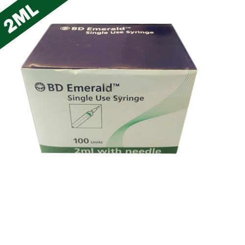 BD EMERALD SINGLE USE SYRINGE 2ML - 100UNITS PACK - Image 2