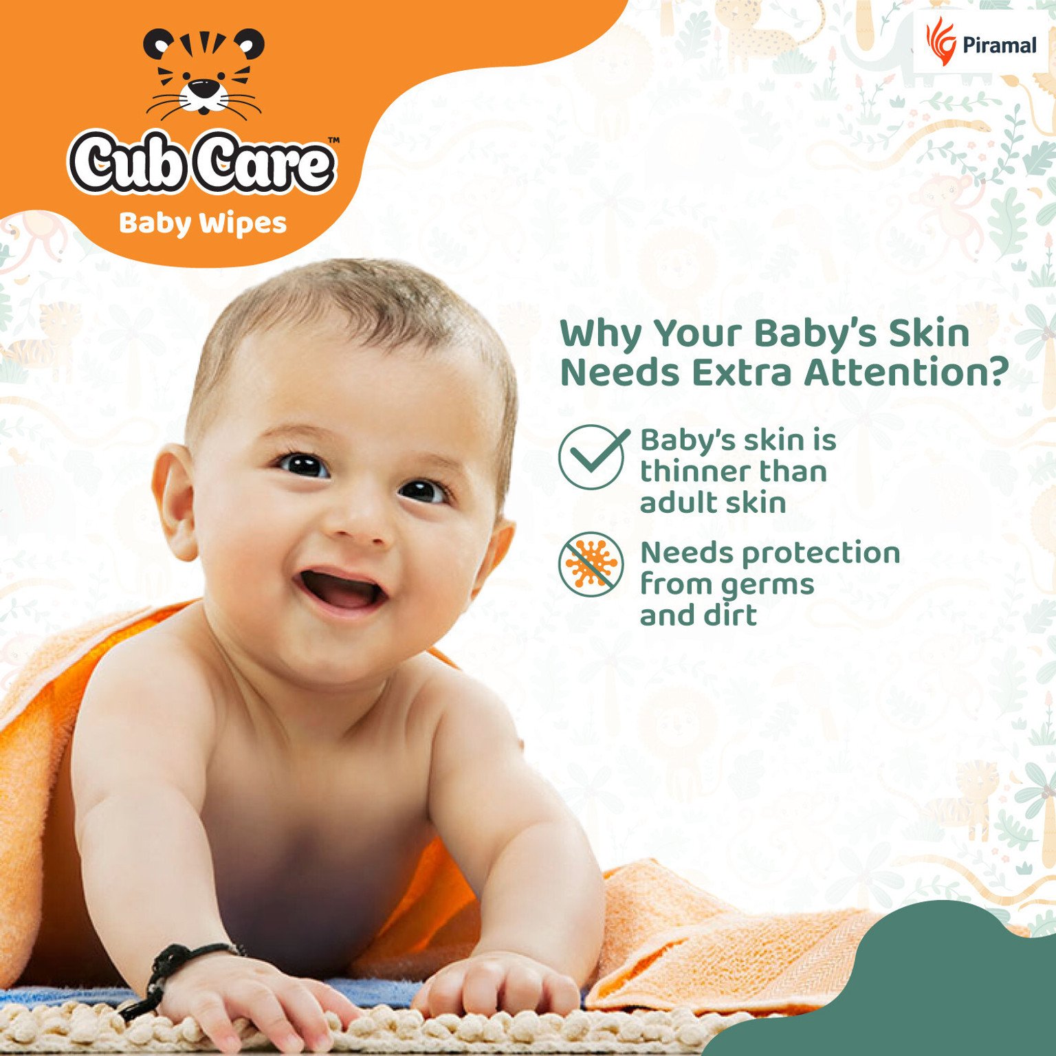 CUB CARE BABY WIPES PACK OF 1 - Image 3