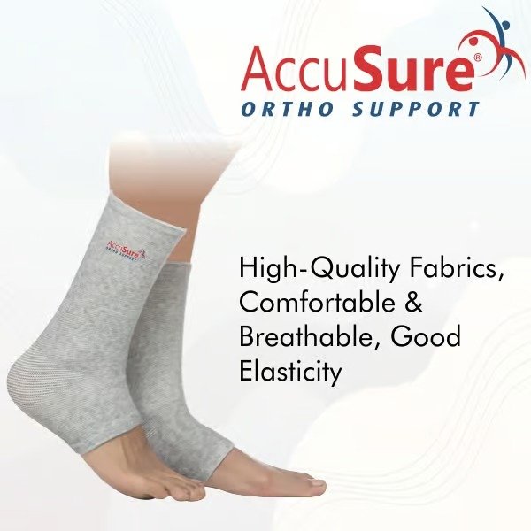 ACCUSURE BAMBOO YARN ANKLE SUPPORT A-12 (XL) - Image 5