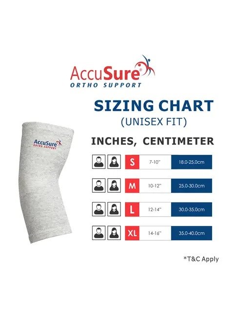 ACCUSURE BAMBOO YARM ELBOW WRAP E-12 (XL) - Image 2