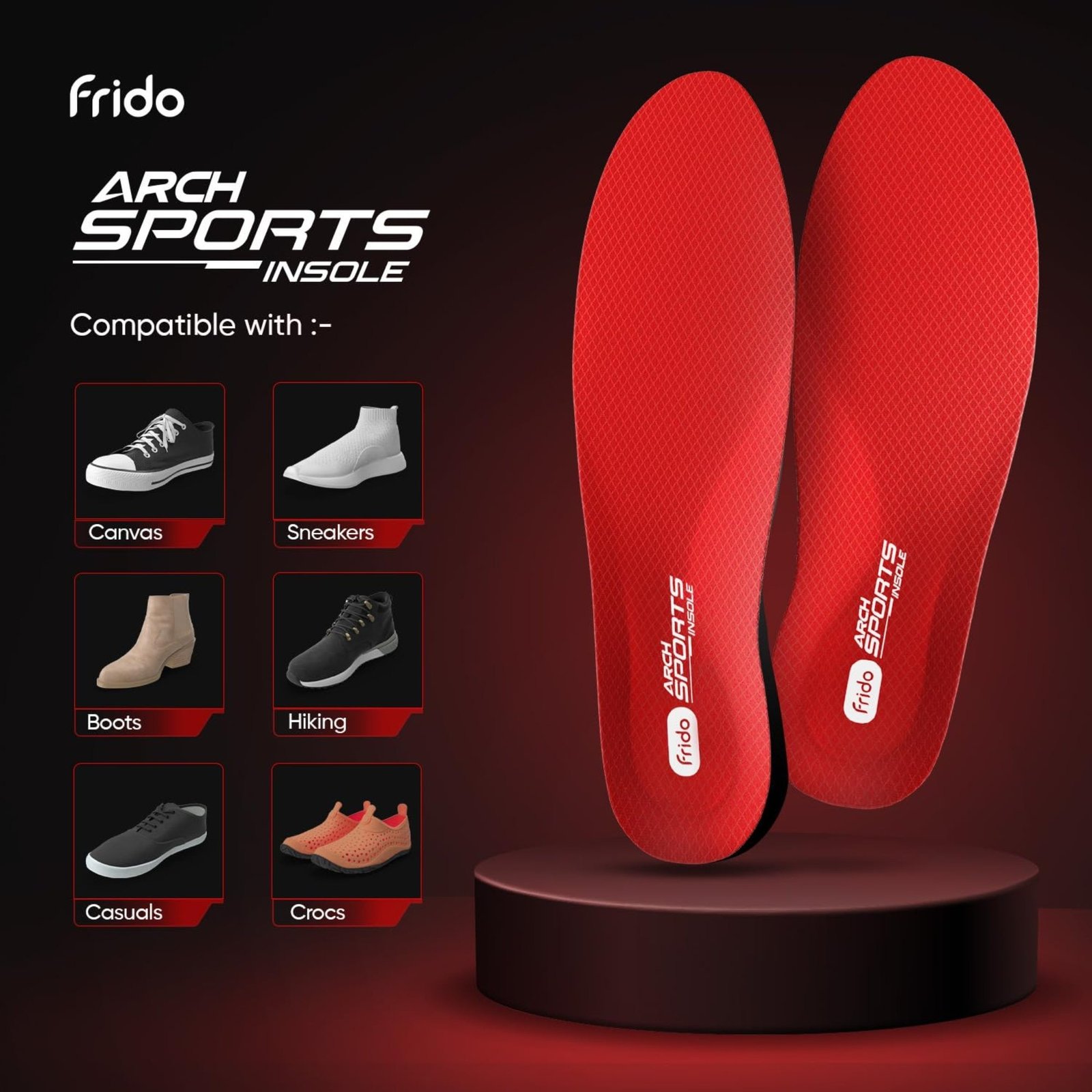 FRIDO ARCH SPORTS INSOLE (L) - Image 3