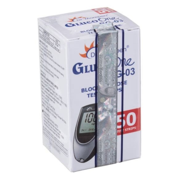 Dr. Morepen Gluco One Blood Glucose Test Strip | Bg-03 | 50 No'S - Image 2