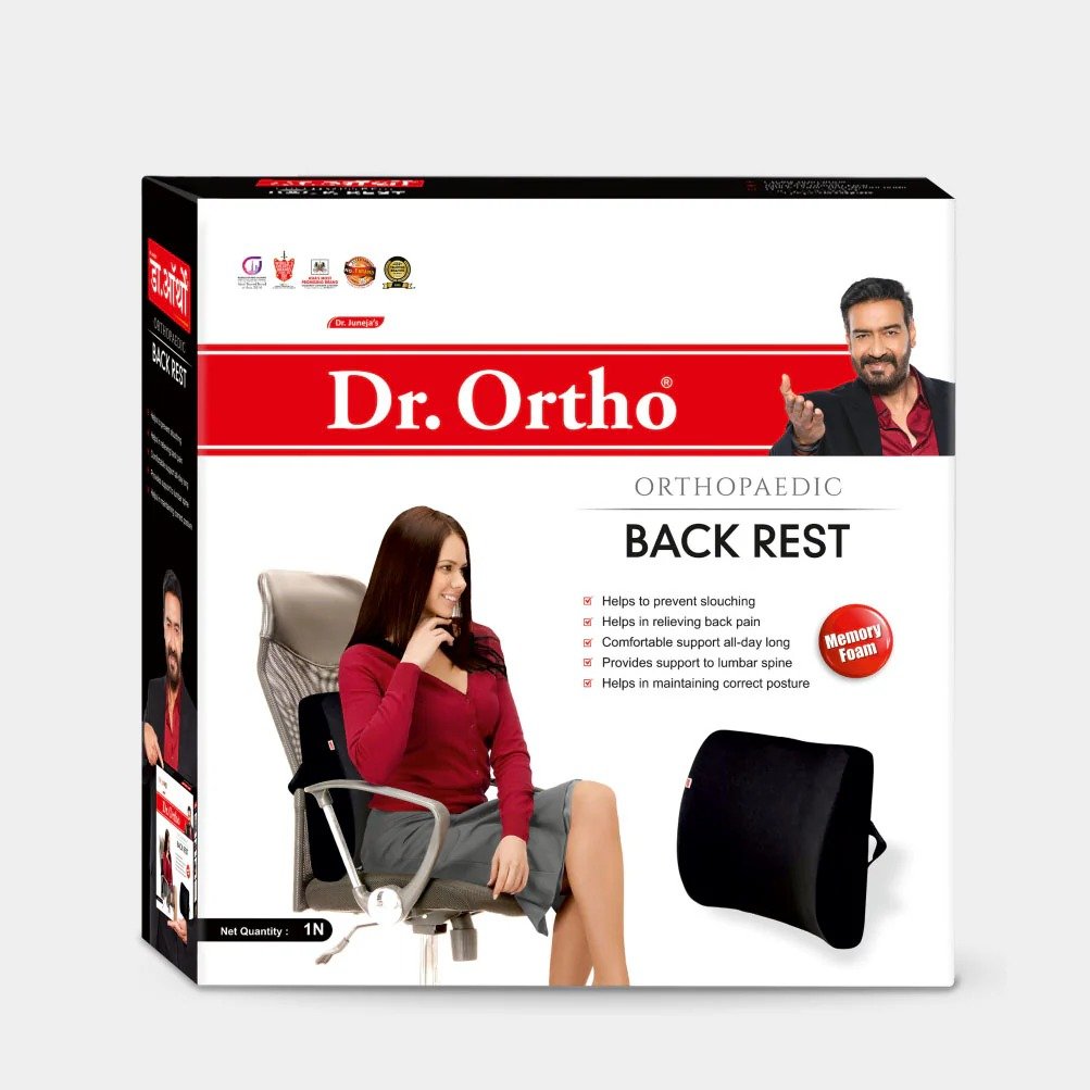 DR.ORTHO ORTHOPAEDIC BACK REST (UNI) - Image 2